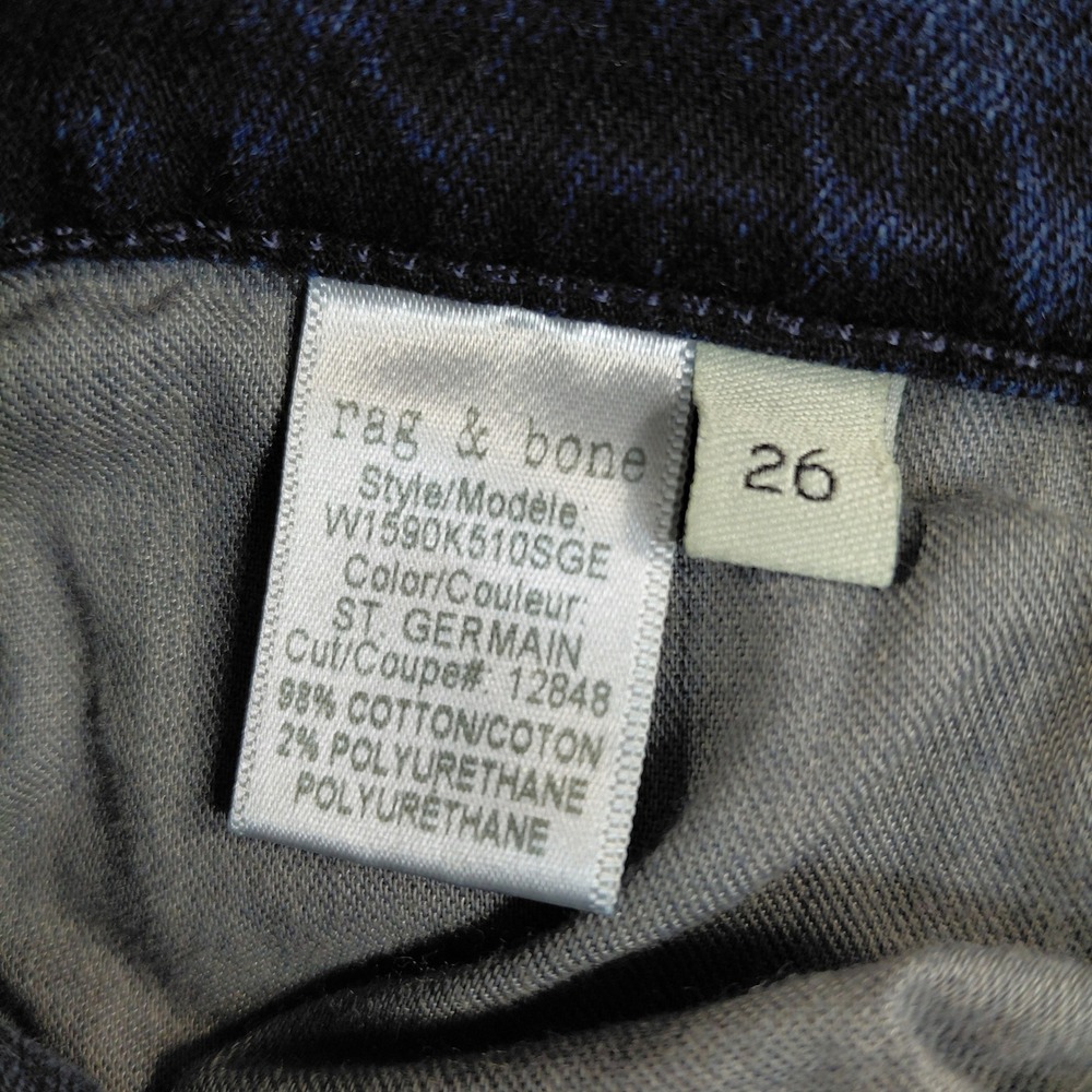 Rag & Bone The Dre Slim Boyfriend Jeans St Germain Dark Wash Womens Size 26 - Picture 13 of 16